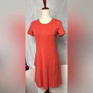 NWT Toad&Co Windmere Short Sleeve Dress - Coral Blaze - XS - $80